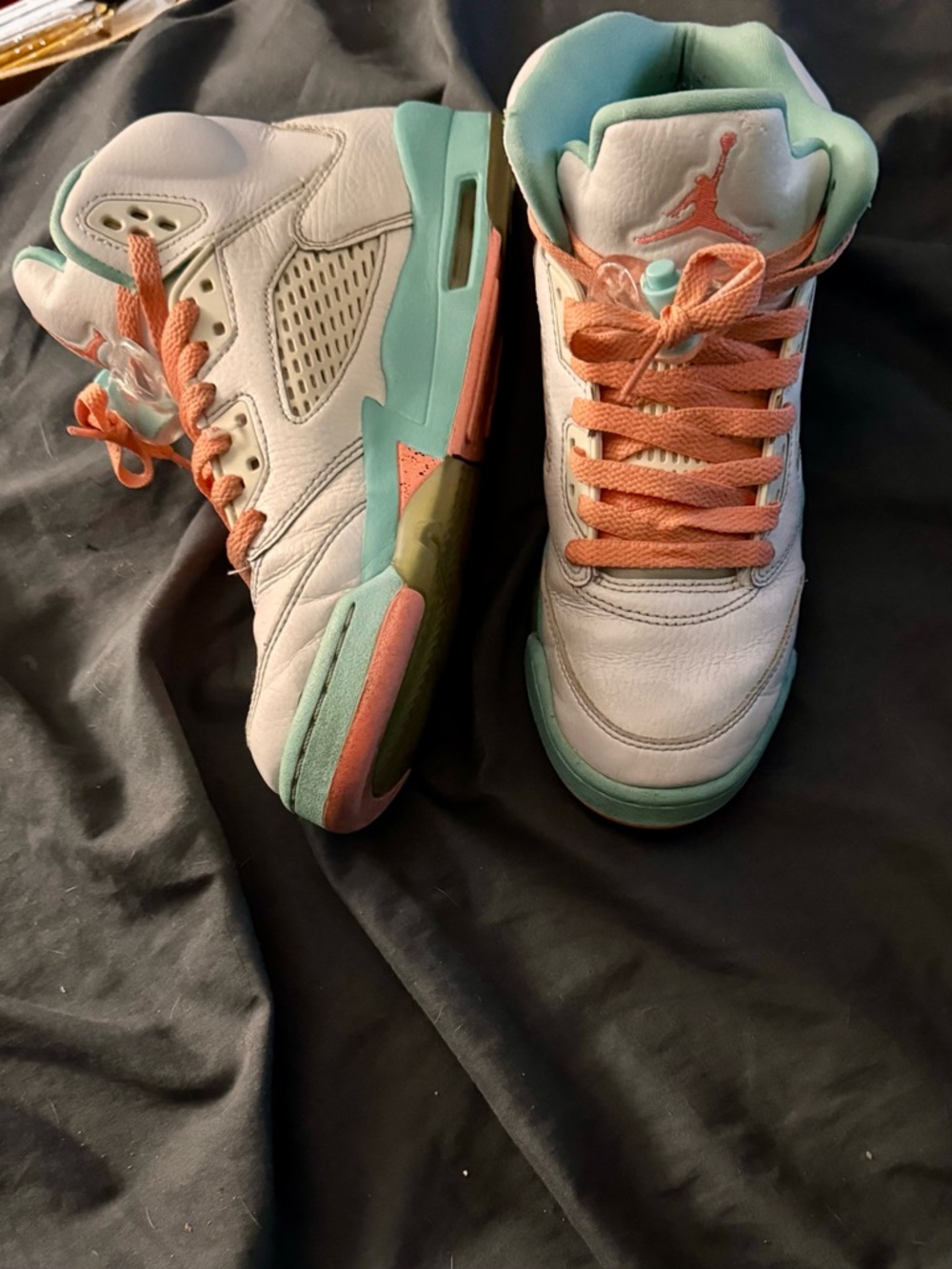 Air Jordan 5 Retro GS “Light Aqua” Sz. 5.5Y 440893-100